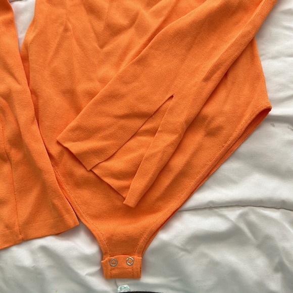 ZARA tangerine bodysuit - Picture 4 of 5